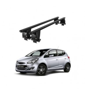 Bare transversale portbagaj auto aluminiu compatibile plafon neted Hyundai ix20 2010-> argintii sau negre Cod: CB200101 Kit-108