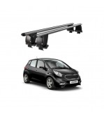Bare transversale portbagaj auto aluminiu compatibile plafon neted Kia Venga 2014-> argintii sau negre Cod: CB200101 Kit-102