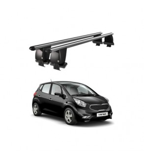 Bare transversale portbagaj auto aluminiu compatibile plafon neted Kia Venga 2014-> argintii sau negre Cod: CB200101 Kit-102