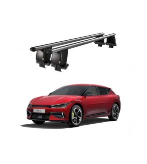 Bare transversale portbagaj auto aluminiu compatibile plafon neted Kia EV6 2021-> argintii sau negre Cod: CB200101 Kit-103