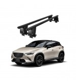 Bare transversale portbagaj auto aluminiu compatibile plafon neted Mazda CX-3 2015-> argintii sau negre Cod: CB200101 Kit-102