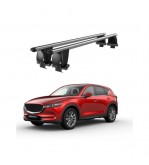 Bare transversale portbagaj auto aluminiu compatibile plafon neted Mazda CX-5 KF 2017-> argintii sau negre Cod: CB200101 Kit-102