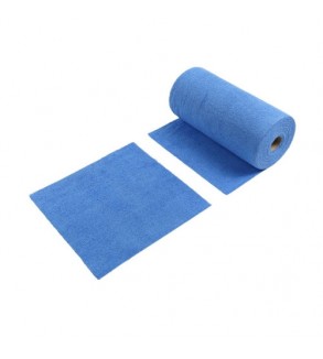 Set lavete auto microfibra Carmax 25x25cm albastre 50 bucati
