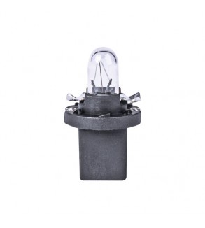 Set 10 becuri auto bord dulie plastic  halogen T5 B8.5D 12V 1.2W BAX Cod: 03371