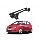 Bare transversale portbagaj auto aluminiu compatibile plafon neted Seat Altea 2004-2009 argintii sau negre Cod: CB200101 Kit-103