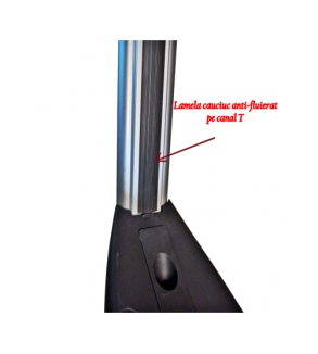 Bare transversale portbagaj auto aluminiu compatibile plafon neted Seat Mii 2012-2021 argintii sau negre Cod: CB200101 Kit-103