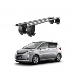 Bare transversale portbagaj auto aluminiu compatibile plafon neted Subaru Trezia 2011-> argintii sau negre Cod: CB200101 Kit-108