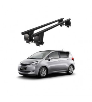 Bare transversale portbagaj auto aluminiu compatibile plafon neted Subaru Trezia 2011-> argintii sau negre Cod: CB200101 Kit-108
