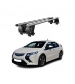 Bare transversale portbagaj auto aluminiu compatibile plafon neted Opel Ampera 2012-> argintii sau negre Cod: CB200101 Kit-103