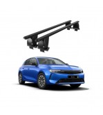 Bare transversale portbagaj auto aluminiu compatibile plafon neted Opel Astra L 2021-> argintii sau negre Cod: CB200101 Kit-105