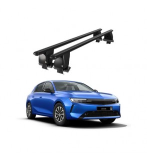 Bare transversale portbagaj auto aluminiu compatibile plafon neted Opel Astra L 2021-> argintii sau negre Cod: CB200101 Kit-105