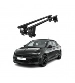 Bare transversale portbagaj auto aluminiu compatibile plafon neted Opel Corsa F 2019-> argintii sau negre Cod: CB200101 Kit-107