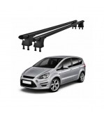 Set bare transversale aluminiu compatibile Ford S-Max I 2006-2015 pentru plafon cu puncte fixe Cod: CB120101 Kit-202