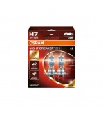 Set 2 becuri auto Osram H7 12V 55W PX26d halogen Night Breaker +220% Cod: 64210NB220-2HB