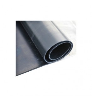 Covor cauciuc SBR+NR cu insertie textila fara striatie la metru 4 mm grosime, 1400 mm latime  Cod: DISCV19