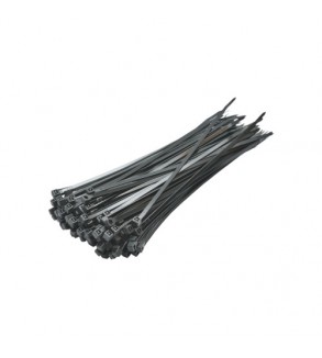 Coliere plastic negre 3.6x200 mm set 100 bucati  Cod: DISMT60
