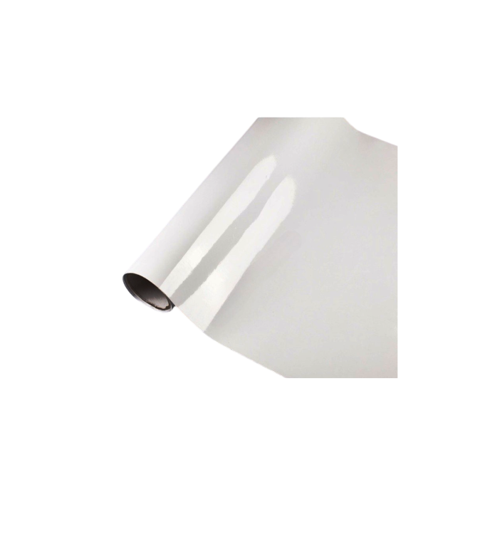 Folie auto PET Premium alb lucios pentru colantare caroserie cu tehnologie anti-bule 16m x 1.52m Cod: SP015X