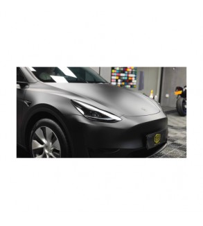 Folie auto PET Premium negru mat satinat pentru colantare caroserie cu tehnologie anti-bule 16m x 1.52m Cod: SP1602N