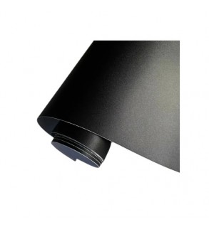 Folie auto PET Premium negru mat texturat pentru colantare caroserie cu tehnologie anti-bule 16m x 1.52m Cod: SP1604N