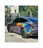 Folie auto PET Premium cameleon metalizat perla pentru colantare caroserie cu tehnologie anti-bule 16m x 1.52m Cod: SP1202P