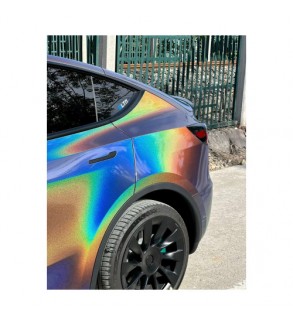 Folie auto PET Premium cameleon metalizat perla pentru colantare caroserie cu tehnologie anti-bule 16m x 1.52m Cod: SP1202P