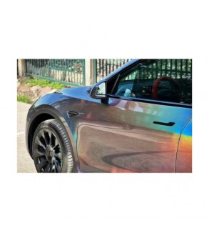 Folie auto PET Premium cameleon metalizat perla pentru colantare caroserie cu tehnologie anti-bule 16m x 1.52m Cod: SP1202P