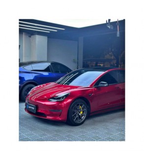 Folie auto PET Premium rosu liquid metal cherry red pentru colantare caroserie cu tehnologie anti-bule 16m x 1.52m Cod: SP1026V