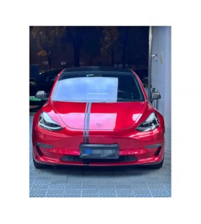 Folie auto PET Premium rosu liquid metal cherry red pentru colantare caroserie cu tehnologie anti-bule 16m x 1.52m Cod: SP1026V
