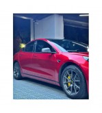 Folie auto PET Premium rosu liquid metal cherry red pentru colantare caroserie cu tehnologie anti-bule 16m x 1.52m Cod: SP1026V