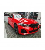 Folie auto PET Premium rosu lucios pentru colantare caroserie cu tehnologie anti-bule 18m x 1.52m Cod: SP009X