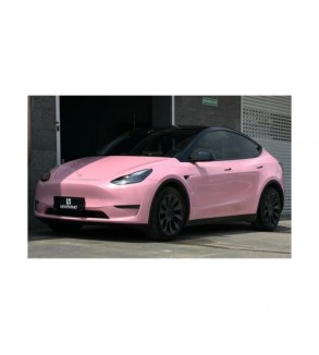 Folie auto PET Premium roz lucios pentru colantare caroserie cu tehnologie anti-bule 18m x 1.52m Cod: SP512L