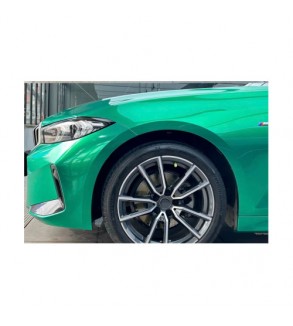 Folie auto PET Premium verde Isle of Man pentru colantare caroserie cu tehnologie anti-bule 16m x 1.52m Cod: SP1008V