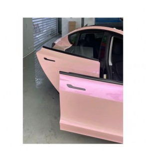 Folie auto PET Premium roz Phantom Sakura pentru colantare caroserie cu tehnologie anti-bule 1m x 1.52m Cod: SP3032V