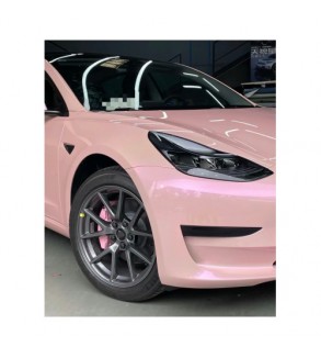 Folie auto PET Premium roz Phantom Sakura pentru colantare caroserie cu tehnologie anti-bule 1m x 1.52m Cod: SP3032V