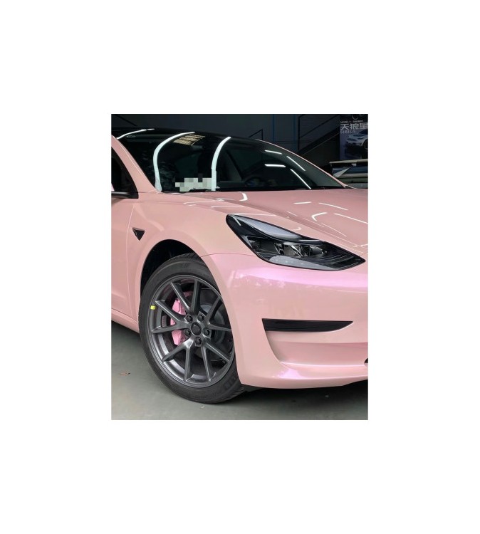 Folie auto PET Premium Gri rosu phantom pentru colantare caroserie cu tehnologie anti-bule 16m x 1.52m Cod: SP1017V