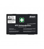 Trusa medicala auto de prim ajutor cutie plastic neagra KALFF DIN 13164 fabricata in Germania