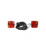 Lampi magnetice pentru remorca 12V cu fisa 7 pini si cablu alimentare 7.5m Cod: BK69080