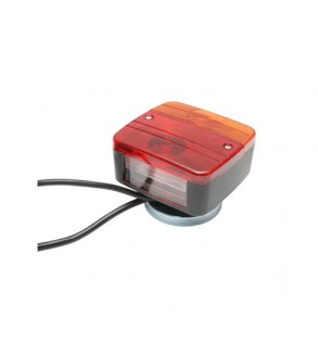 Lampi magnetice pentru remorca 12V cu fisa 7 pini si cablu alimentare 7.5m Cod: BK69080