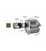 Ventilator inteligent WiFi cu recuperare de caldura si senzor CO2 220V Cod: AV-TTW5-W CO2