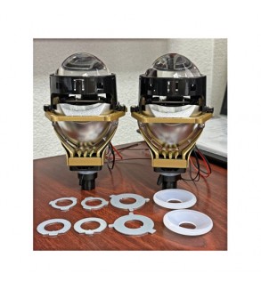Lupe Bi-LED pentru faruri 12V 55W-65W 8000-10000 lumeni 6000K  Cod: LX-V90