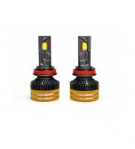 Becuri LED H11 CANBUS cu control prin aplicatie Bluetooth 90W 15000 lumeni 3000K-8000K 12-24V Cod: LX-V88APP-H11