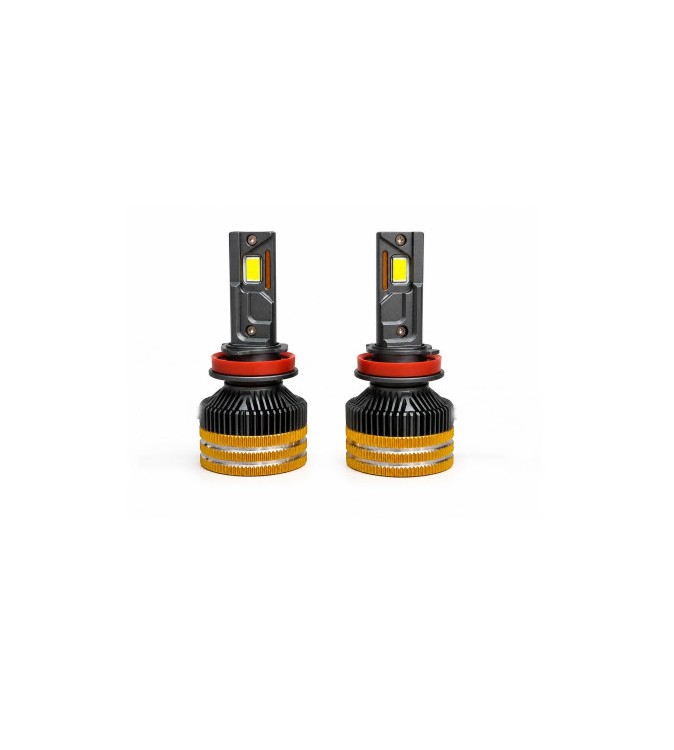 Becuri LED H11 CANBUS cu control prin aplicatie Bluetooth 90W 15000 lumeni 3000K-8000K 12-24V Cod: LX-V88APP-H11