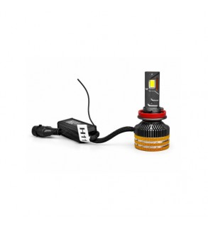 Becuri LED H11 CANBUS cu control prin aplicatie Bluetooth 90W 15000 lumeni 3000K-8000K 12-24V Cod: LX-V88APP-H11