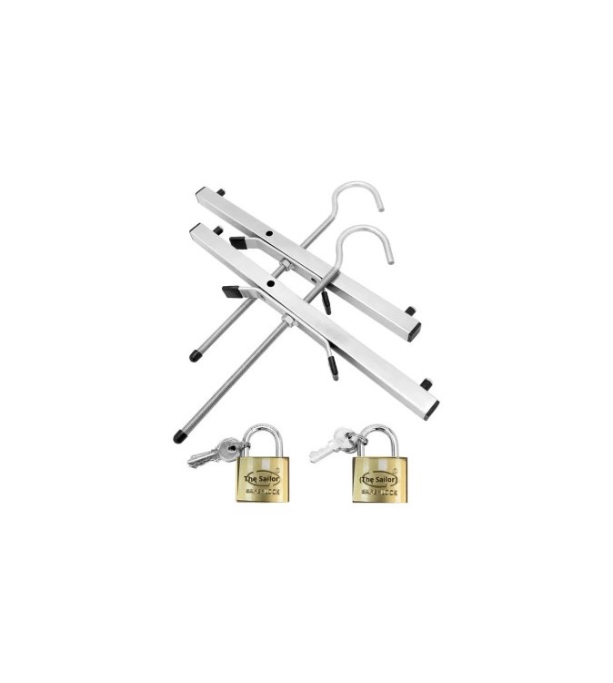 Suporti transport scara auto 2 bucati pentru bare transversale Cod: LL1