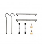Suporti transport scara auto 2 bucati pentru bare transversale Cod: LL1