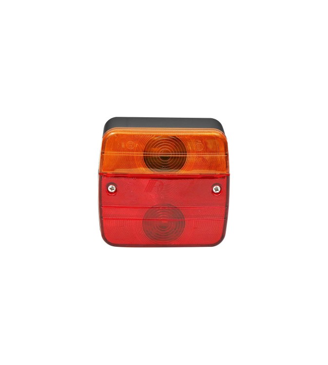 Lampa stop remorca patrata cu iluminare numar 12V-24V stanga - dreapta omologata E11 Cod: TR004