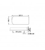 Lampa LED remorca 12V-24V GLO-TRAC stop, semnalizare, pozitie, numar, ceata sau mers inapoi Cod: TRS006