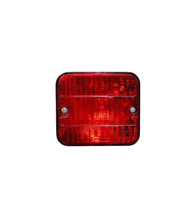 Lampa ceata spate 12V-24V rosie pentru remorca, platforma si camion Cod: TR009