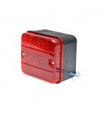 Lampa ceata spate 12V-24V rosie pentru remorca, platforma si camion Cod: TR009