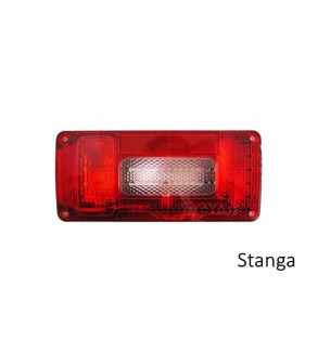 Lampa spate remorca 12V cu becuri stop, semnalizare, pozitie, numar, ceata sau mers inapoi Cod: TR005